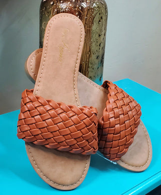 Woven Brown Sandal