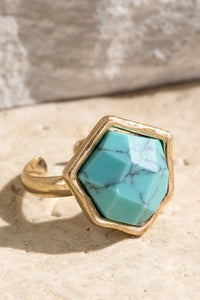 Precious Stone Ring- Turquoise