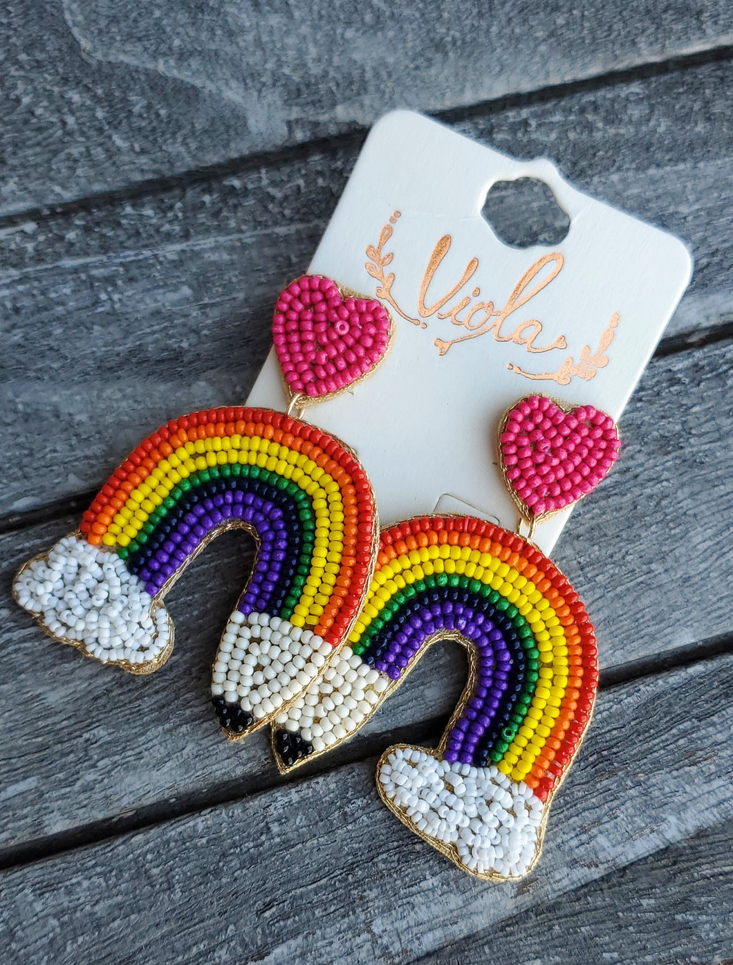 Rainbow School Earrings