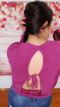 Berry Backless Top